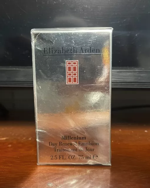 Elizabeth Arden Millenium Day Renewal Emulsion 2.5oz /75mL. Brand New Sealed. A+