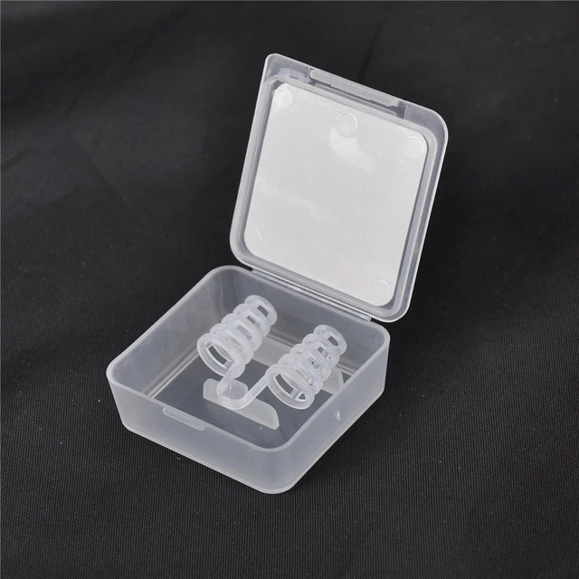 Dilatatori nasali antirussamento in silicone per smettere di russare clip naso apneaAid sonno*H7