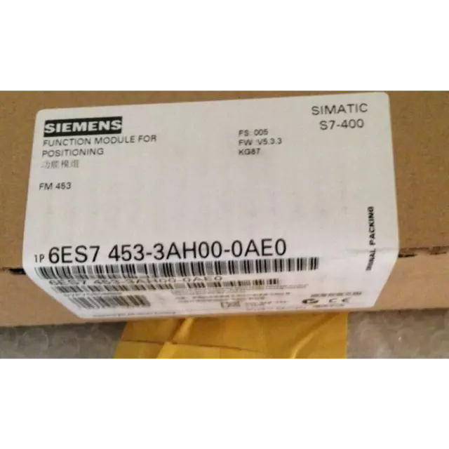 6ES7453-3AH00-0AE0 SIEMENS SIMATIC S7-400 Positioning Module FM 453 Brand New!Zy 2