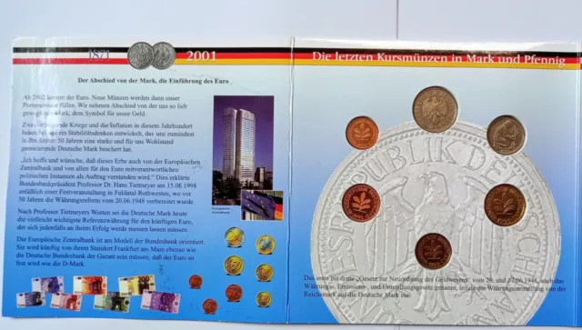 Deutschland  KMS  130 Jahre Deutsche Mark Faltkarte RM - DM 2