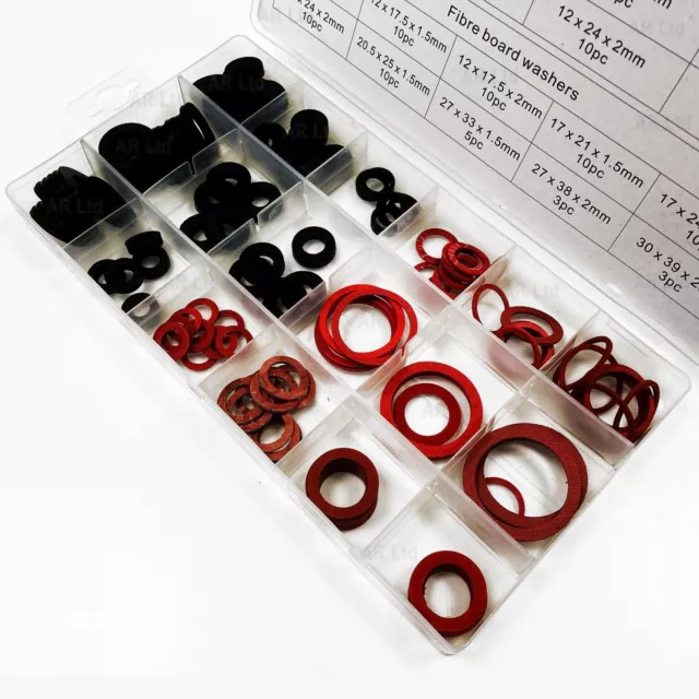 Sealing Oring Washers. Rubber Fibre Tap Valve Seals flat Sealing O ring Washers