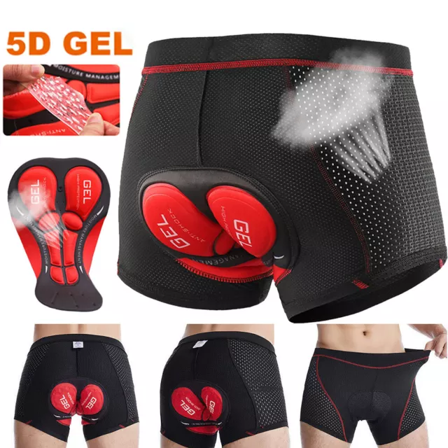 Cycling Shorts Bike Bicycle Sports Underwear 5D Gel Padded Short Pants Women Men