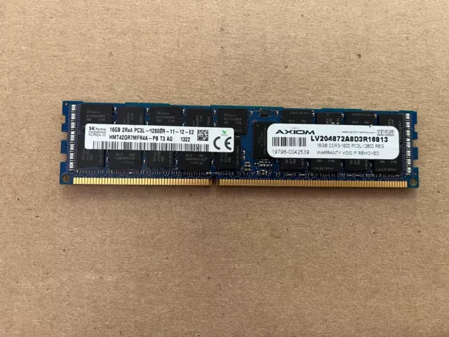 Hmt42Gr7Mfr4A-Pb Hynix 16Gb 2Rx4 Pc3L-12800R Memory Module D5-2(13)