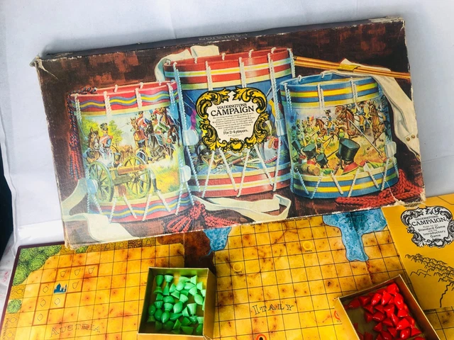 BOARD GAME CAMPAIGN Waddingtons Rare Military Vintage 1971 ra £12.35 ...