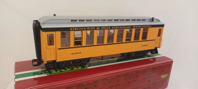 G scale 45mm UNUSED LGB 3082 Denver & Rio Grande Western Coach Yellow Livery