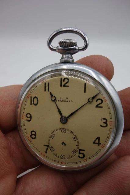 Ancienne Montre à Gousset / Horloge De Voiture - Bronze - Diamètre 58mm