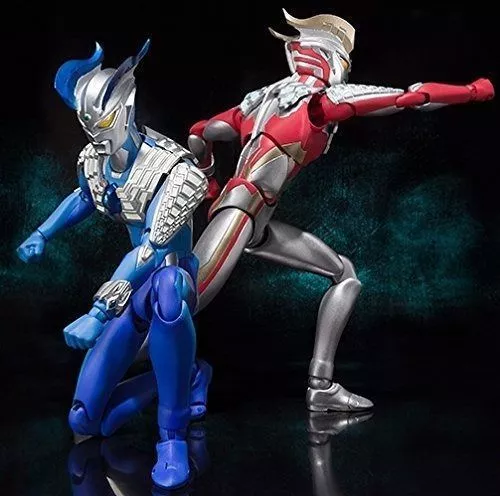 ULTRA-ACT Ultraman Zero STRONG CORONA /  LUNA MIRACLE ZERO Action Figure BANDAI