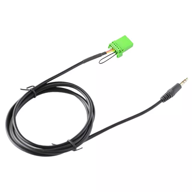 6Pin Green Connector Stereo 3.5MM Jack Audio Aux-in MP3 Cable Wire for 2930