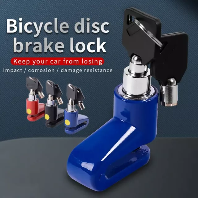 Portable Bike Bicycle Lock Bike Disc Brake Lock Motorcycle Security Anti Theft