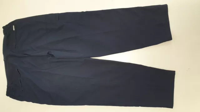 X441 Mens Regatta Navy Blue Zipped Active Wear Trousers Uk 3Xl W40 L30 2