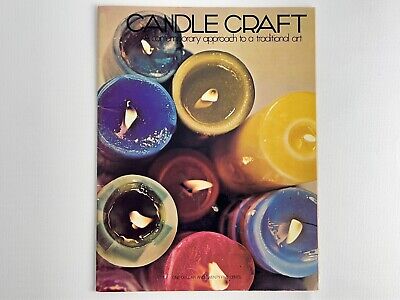 Folleto Candle Craft The Royal-Craft Library de Cunningham #7110 Vintage 1971