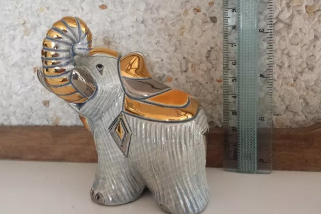 Elefante hecho y pintado a mano en Uruguay, Coleccionista, Decoracion, Regalo