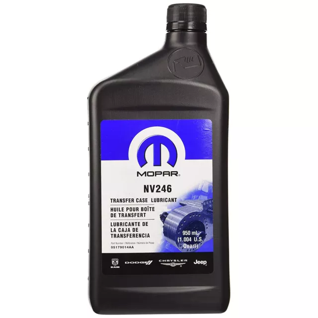 Lubrifiant De Boîte De Transfert D'origine Mopar Nv246 Pour Dodge Chrysler Jeep