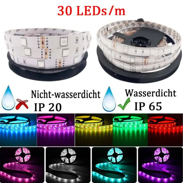 LED Stripe RGB Leiste Streifen 5050 5630 Band Licht Leuchte Lichterkette 1m-10m