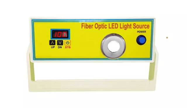 Fiber Optic LED Light Source Semi Digital with heat filtration & true power 100W