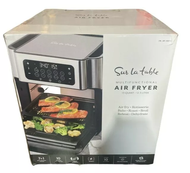 SUR LA TABLE 13-Quart Multifunctional Air Fryer with Rotisserie, used  condition $63.60 - PicClick