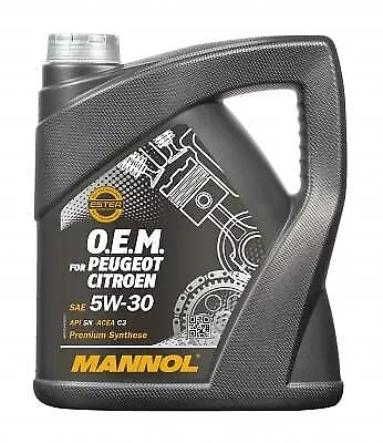 MANNOL7703 Energy Formula PSA 5W-30 4L Motoröl für PEUGEOT