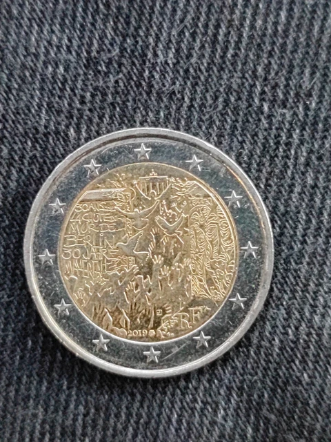 RARE PIECE DE 2 Euros Commemorative 30 Ans Chute Du Mur De Berlin FR