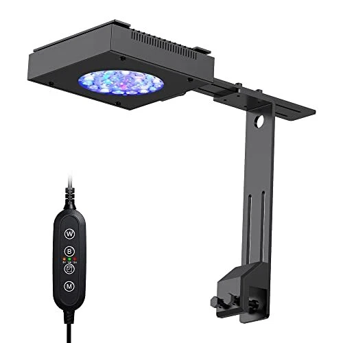 NICREW 30 Watts Aquarium LED Reef Light Dimmable Full Spectrum LED for Saltwa...