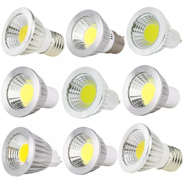 Ultra Bright 6W 9W E27/GU10/MR16 85-265V LED Spotlight COB Lights Bulb CREE Lamp