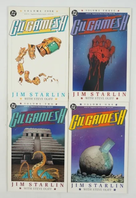 Gilgamesh II #1-4 VF/NM complete series - Jim Starlin - prestige format 2 3 set