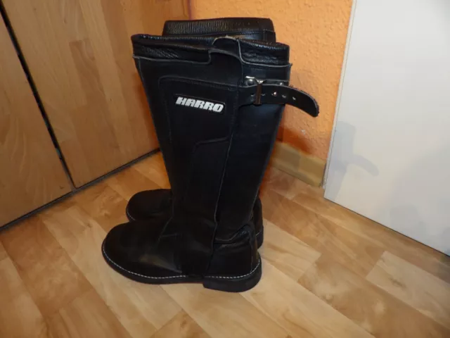 Harro 70er 80er Jahre Highway Police Motorradstiefel Lederstiefel Gr. 39