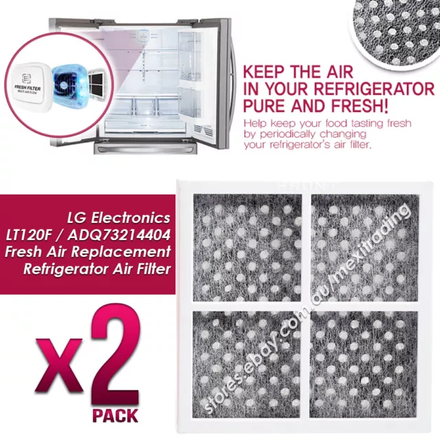 For LG LT120F LMX30995ST Fresh Air Replacement Refrigerator Air Filter 4/8  Pack