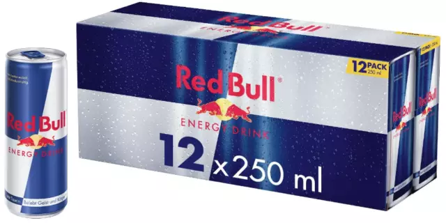 Red Bull Energy Drink 250 ml x 12 Pack Free Delivery