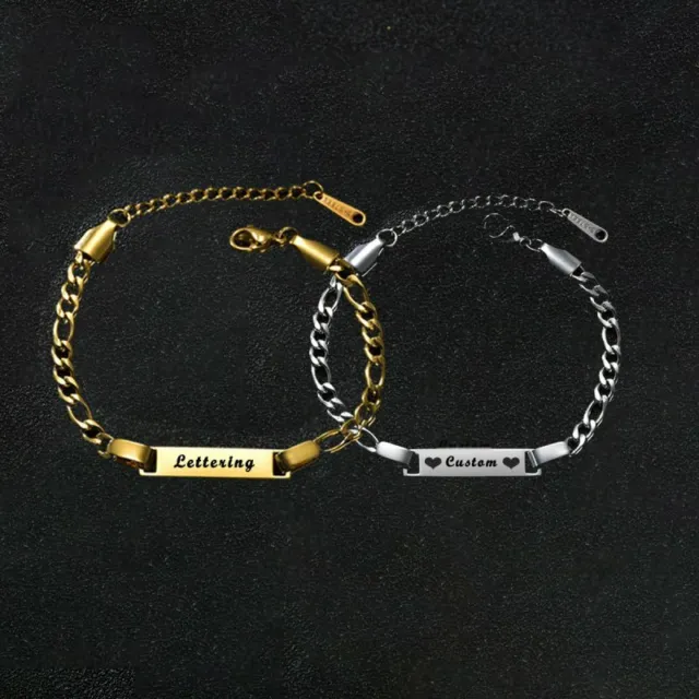 Personalised Stainless Steel Bracelet Gift for Baby Newborn Bracelet Custom Name
