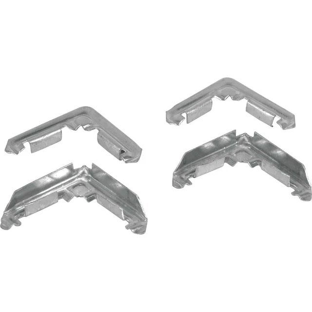 Prime-Line 3/4 pulgadas x 5/16 pulgadas Esquina de marco de pantalla de aluminio Mill (100 unidades)