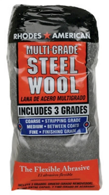 Rhodes American 10121114 Medium Grit Steel Wool Pad 8-3/4 L in. (Pack of 6)