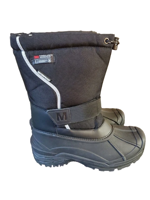 thumbnail image 2 of MORENDL Men's Insulated Waterproof Snow Boots - Winter Hiking Boots, Non-Slip, Rated To -30°C 2 of 12