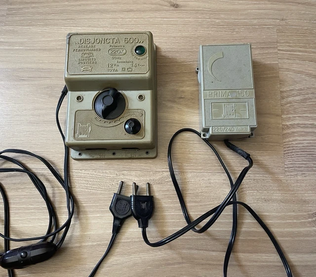 lot jouef - rail connection + 2 manettes + transfo