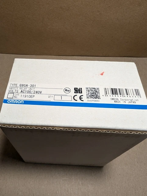 Relè Di Sicurezza Omron G9SA-301 (G9SA301) – Unità Originale, Nuovo In Scatola