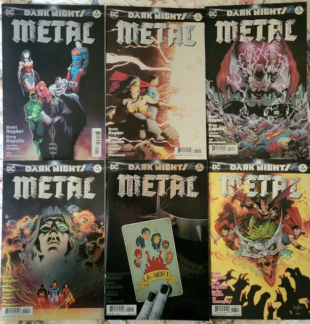 BATMAN DARK NIGHTS METAL #1 - 6 DC COMPLETE SERIES FOIL 1st Printing