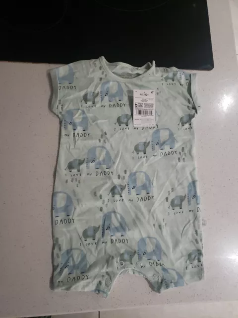 Next Baby Short Sleeve Playsuit Size 3-6 Months