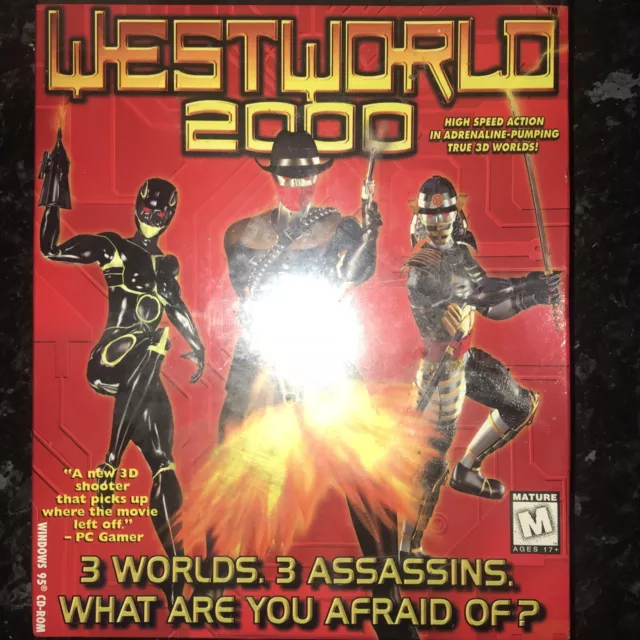 New Sealed In Box Windows 95 CD-Rom   Westworld 2000 Vintage Game