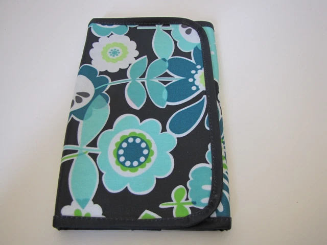 new Thirty One tri fold and go notebook teal green floral new Thirty One tri fold and go notebook teal green floral
