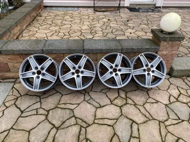 4x alufelgen 16 Zoll 5x112 Ronal Golf -5