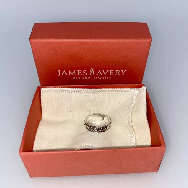 James avery adorned shop hearts ring