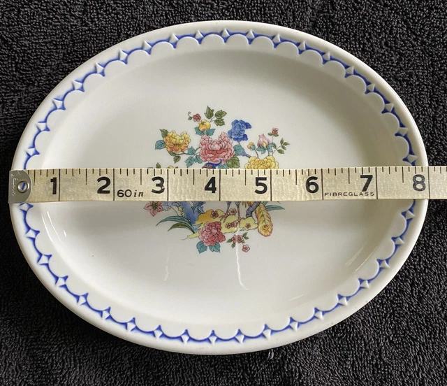 4 Milwaukee Road 8” Peacock platters railroad dining Syracuse restaurant ware