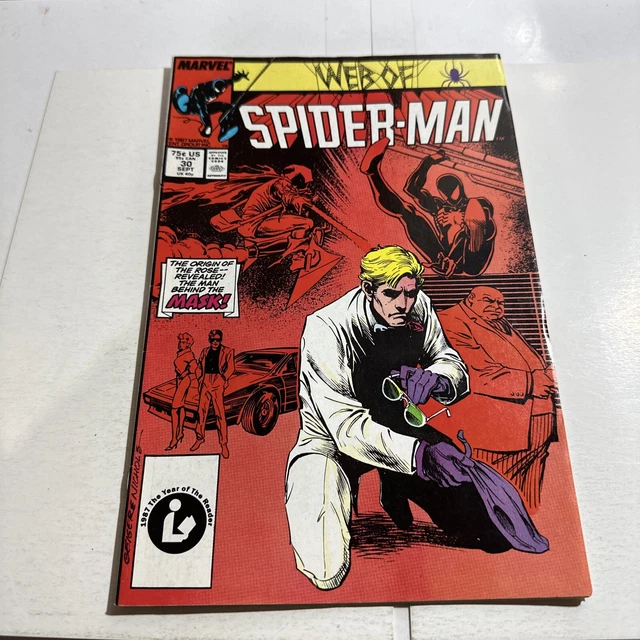 WEB OF SPIDER-MAN Comic Book Vol. 1, No. 30 (Marvel September 1987)