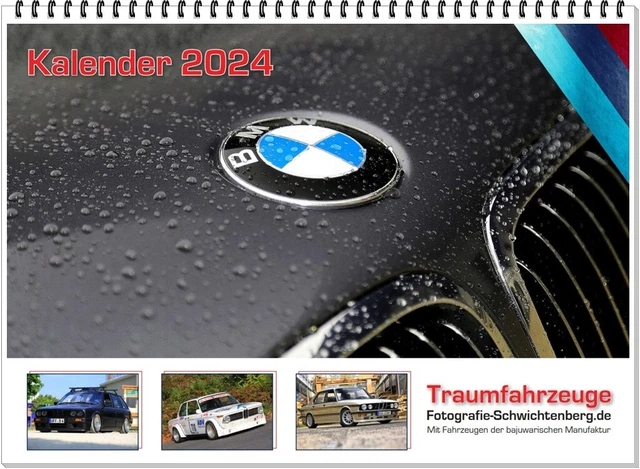 BMW KALENDER 2024 - BMW Calendar 2024 - BMW Wandkalender - BMW 