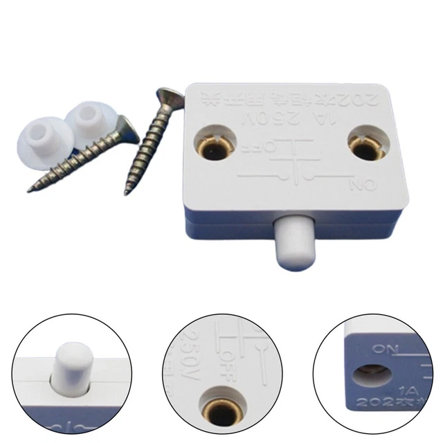 Brandneu Schalter Schrank Schalter 1PCS Automatischer Reset Lichtschalter
