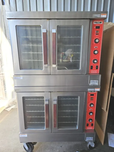 Vulcan SG4D-1 Gas Double Deck Convection Oven w/ Electric Ignition and Fan
