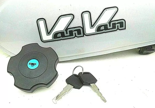 Suzuki Rv125 Vanvan 03/15 - New Replacement Fuel Cap With Two Keys