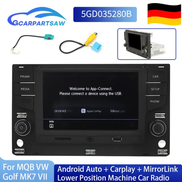 Radioname RCD280B Carplay Android coche radionavegación para MQB VW Golf MK7 Touran