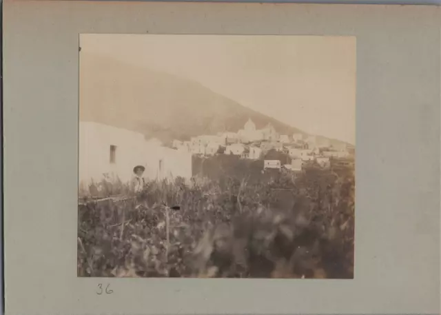 Italie, Stromboli, vue générale Vintage print, tirage d&#039;époqueCollection