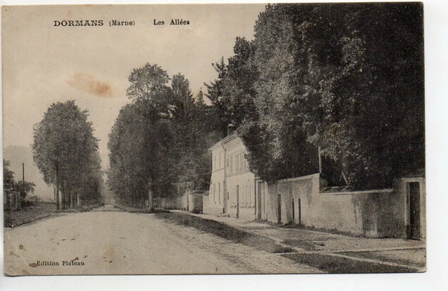 DORMANS - Marne - CPA 51 - les Allées