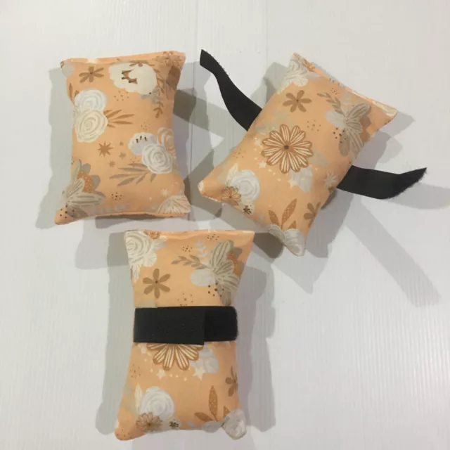 1 X Seatbelt Chemo Port Pillow Comfort Stop Rubbing NEW Handmade Peach 2